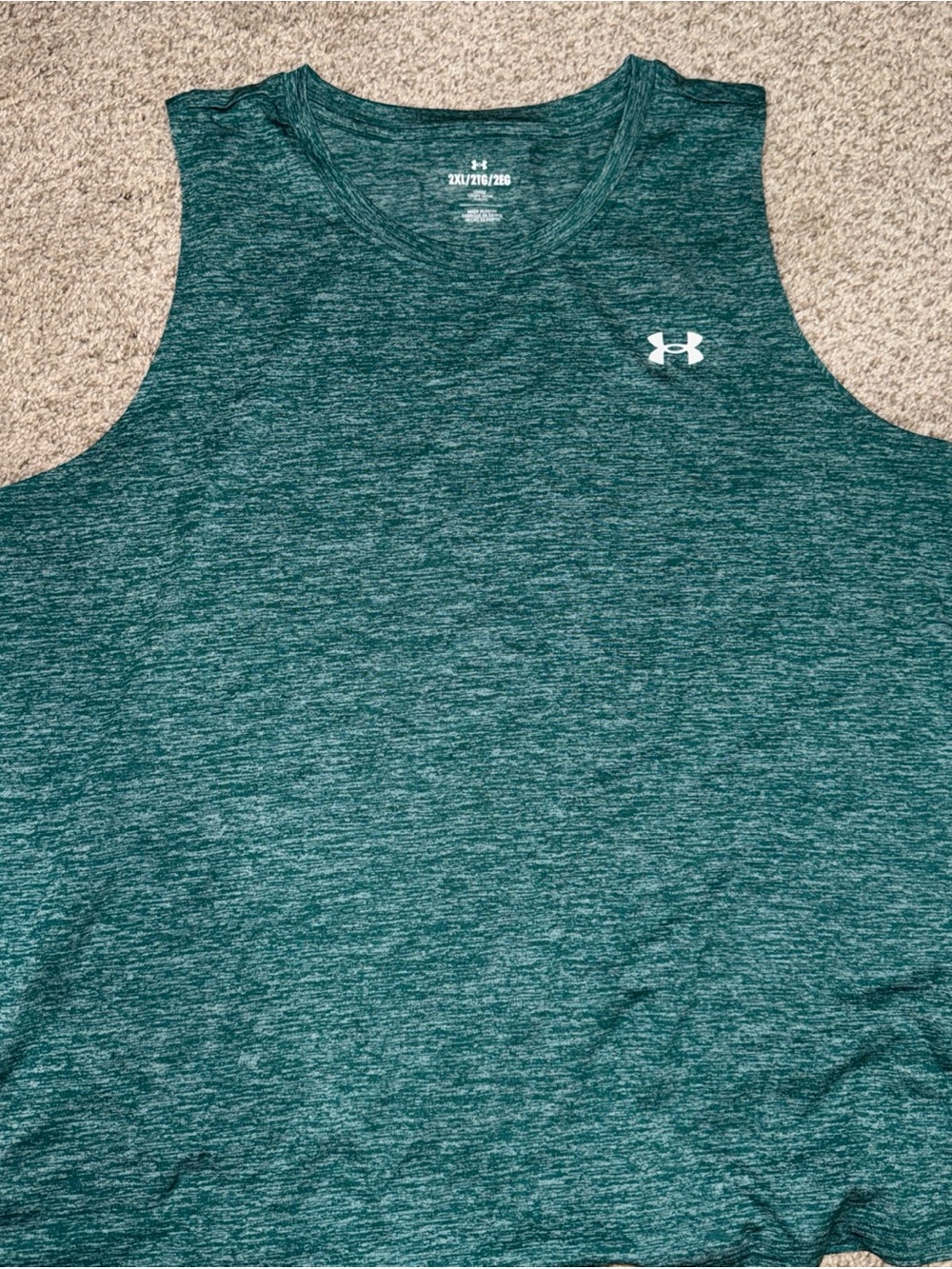 Under Armour Women’s Teal Heather Performance Tank